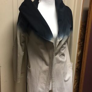 Young Fabulous & Broke Jackets & Coats - Ombré colored long belted jacket Young Fabulous & Broke Jackets & Coats - Ombré colored long belted jacket